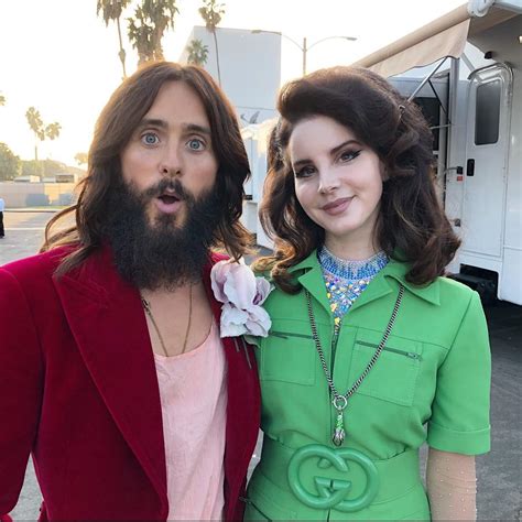 lana del rey and jared leto both in gucci|jared leto gucci scandal.